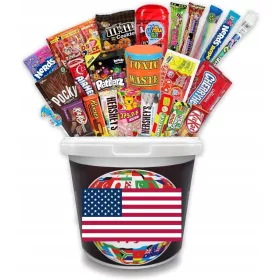  BOX SORPRESA MIX DI DOLCI SNACK USA ASIA