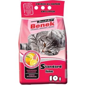  Lettiera in bentonite arancione Super Benek 10 l