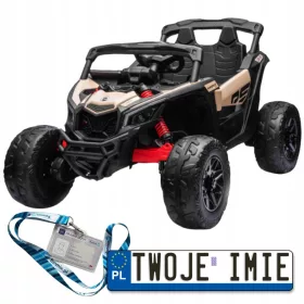    POTENTE BUGGY A BATTERIA Can-am PER BAMBINI 4x200W 24V 7Ah 4x4 LED TELECOMANDO