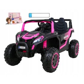  Auto 4x4 a batteria AUTO Buggy UTV 2000M Racing Rosa