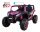  Auto 4x4 a batteria AUTO Buggy UTV 2000M Racing Rosa