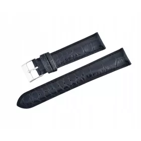    Cinturino per orologio 24MM Universale Pelle NERA ALGATOR - Telescopi