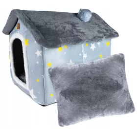    Cuccia per gatti Gotel, sfumature di grigio, rettangolare, 52 cm x 43 cm x 50 cm