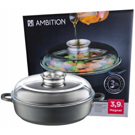   Pentola Profonda Ambition Magnat con Coperchio Aroma Knob System 28 cm