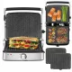  GRILL ELETTRICO Panini Sandwich Maker Regolabile a 220°C XXL 2000W
