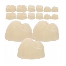    CORONA DENTI ARTIFICIALI Copertura SCHIENALE BASSO Riparazione di denti rotti e mancanti 66pz