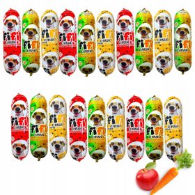    NOVITÀ! Cibo per cani bar FIFI 19x1KG - 83% carne CON VERDURE + GRATIS