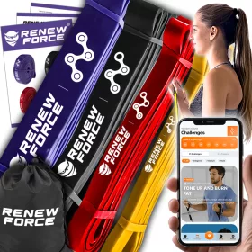    Set di 4 GUIDE PER GLI ESERCIZI Power Band XL, fasce di resistenza