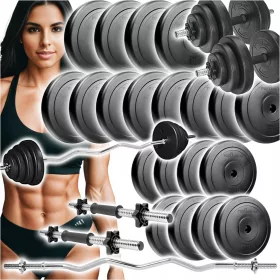    Bilanciere Be-Active.pl, barra leggermente rotta, 120 cm / 25 mm, 55 kg