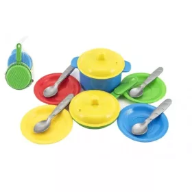  Orsacchiotti Set di utensili in plastica colorati 12m+