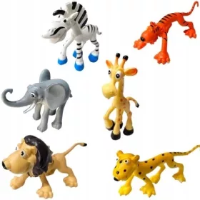    ANIMALI piccole figurine di animali da favola, un set di 6 figurine diverse con cui giocare