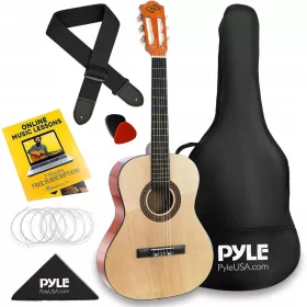    SET CHITARRA ACUSTICA 3/4 PER PRINCIPIANTI PER BAMBINI E GIOVANI
