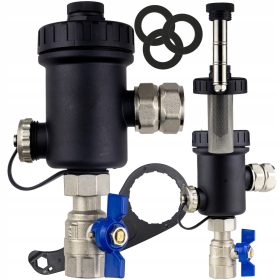    FILTRO MAGNETICO, SEPARATORE INQUINAMENTO, SOFFIANTE SISTEMA CENTRALE, 3/4 DN20