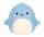  Squishmallows FUZZAMALLOWS Peloso mascotte Davie Shark 30 cm