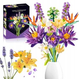    BLOCCHI COSTRUZIONE FIORI CREATOR BOUQUET CREATIVE 891 ELEMENTI VASO