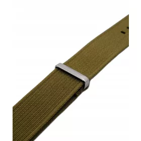    WB Original - cinturino NATO a coste spazzolato kaki da 20 mm