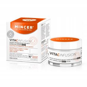   Crema Antirughe Vita C Infusion Mincer Pharma N.602, Giorno e Notte, 50 ml