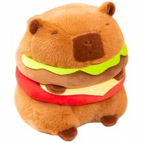    CAPYBARA MASCOT HAMBURGER GRANDE PELUCHE CAPYBARA GIOCATTOLO 30CM