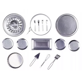  Set pasticceria, stampi in acciaio inox, 15 pezzi