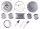  Set pasticceria, stampi in acciaio inox, 15 pezzi