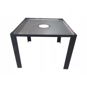 Tavolo base per affumicatoio 60x60x40 + deflettore