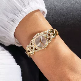    Orologio gioiello Guess Adorn in oro con bracciale e cristalli GW0682L2