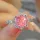  Anello Rose Lady, argento S925, rosa, regolabile