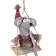  Il topo natalizio abbellirà la stanza dei bambini. Un buon regalo per Babbo Natale
