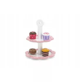  VIGA Piatto in legno con cupcakes e torte