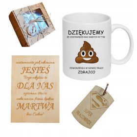    ADDIO SET AL LAVORO TRADITORE BUONA FORTUNA PER IL TUO NUOVO LAVORO OTTIMO REGALO