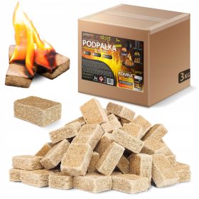    Accensione ecologica per il camino CUBES HeatFire Kindling FIREPLACE Grill 3kg