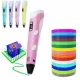  Xtech 3D pen PENNA 3D per bambini STAMPANTE 3D + CARTUCCE Rosa