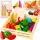  Tagliare verdure, frutta in legno, magnete XXL