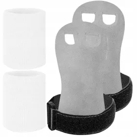    1 SET DI MANIGLIE DA GINNASTICA SPORTIVA PROTEZIONE POLSO ANTISCIVOLO PER SOLLEVAMENTO PESI