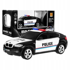    AUTO DELLA POLIZIA, POLIZIA telecomandata per bambini BMW 1:24