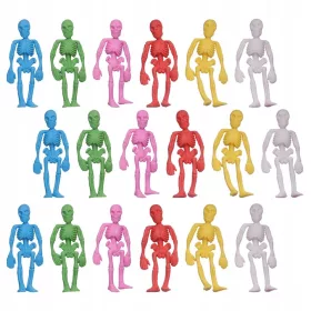    48 pezzi modello scheletro flessibile elegante scheletro prop