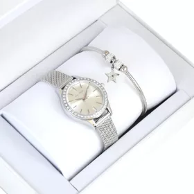    Set di orologi da donna in argento Paul Lorens VANESSA + bracciale Pacific