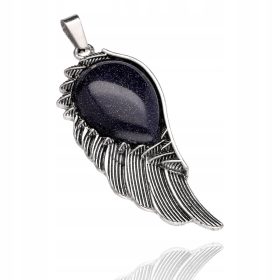    Ciondolo Ala Notte Cairo Scintillante Pietra Ciondolo In Vetro Simbolo Della Libertà