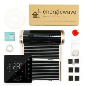    Lamina riscaldante a infrarossi, 2,5 m2, set per riscaldamento a pavimento