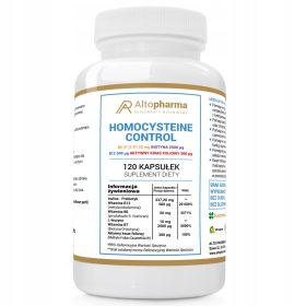   Homocisteina Control Forte B12 B6 B7 - Integratore Vegano, 120 Capsule