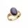  Anello regolabile - Charoite e argento placcato oro