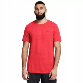    T-shirt da allenamento Under Armour Vanish Seamless Grid SS da uomo - rossa