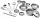  SET PENTOLE IN METALLO + ACCESSORI 5274