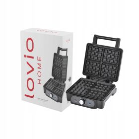    Waffle Maker Da Tavolo Tostapane A Contatto 4 Cialde GRANDI Croccanti 2000W LOVIO