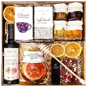    CESTINO REGALO REGALO REGALO TÈ MIELE PER LA FESTA DELL'INSEGNANTE CAFFÈ