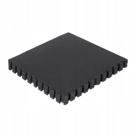   TREXO Tappetino protettivo puzzle, 6 pezzi, nero, 180 x 60 cm