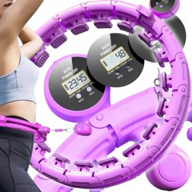  Hula hoop con borchie, 55 cm, rosa e viola