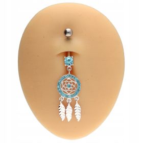    ORECCHINI PER LA PENCIA in ARGENTO AG 925 con ZIRCONI blu 1.6/10/5+13x36 mm