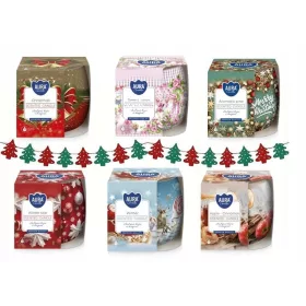    Candela profumata Bispol Aura in vetro sn71s-20 Mela-Cannella