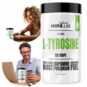   L-Tirosina 500mg 120 capsule - Un aiuto naturale per la concentrazione e il benessere fisico